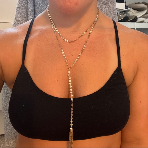 Forever 21 Sparkle Tassel Necklace - Picture 5 of 5